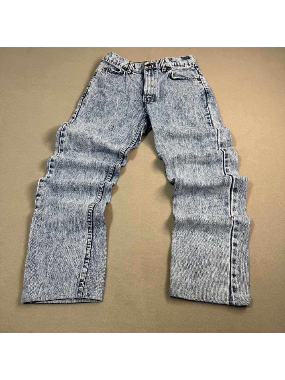Vintage 80s Levi's Orange Tab 631 Acid Wash Jeans Straight Leg Made Canada